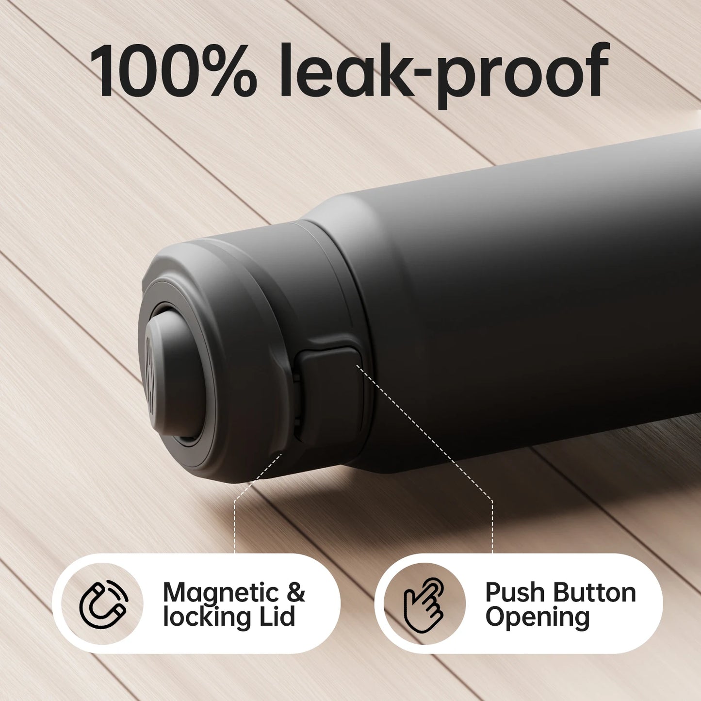 Magnetic Thermos Water Bottle