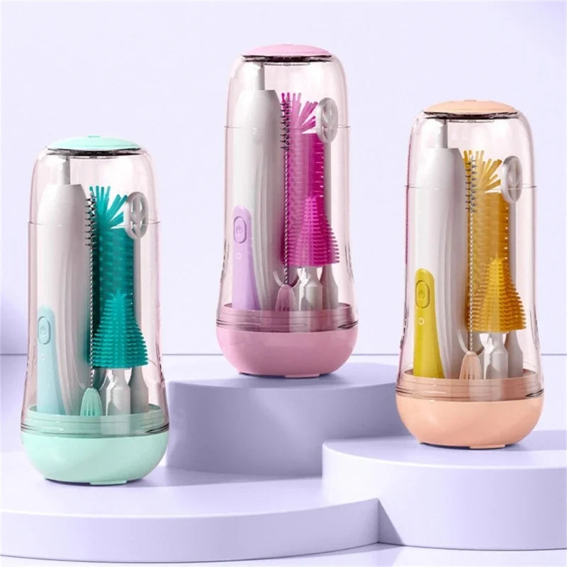 Travel Baby Bottle Brush Set