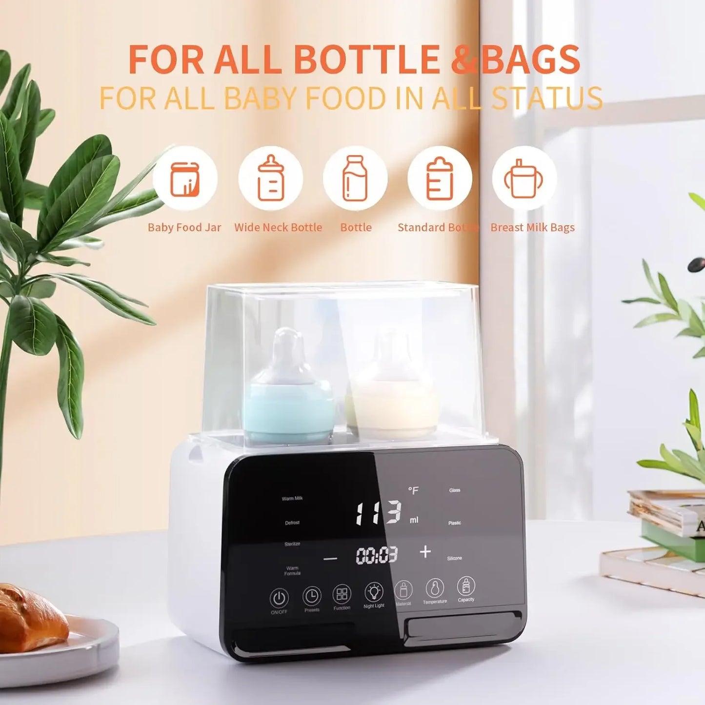 9-in-1 Baby Bottle Warmer