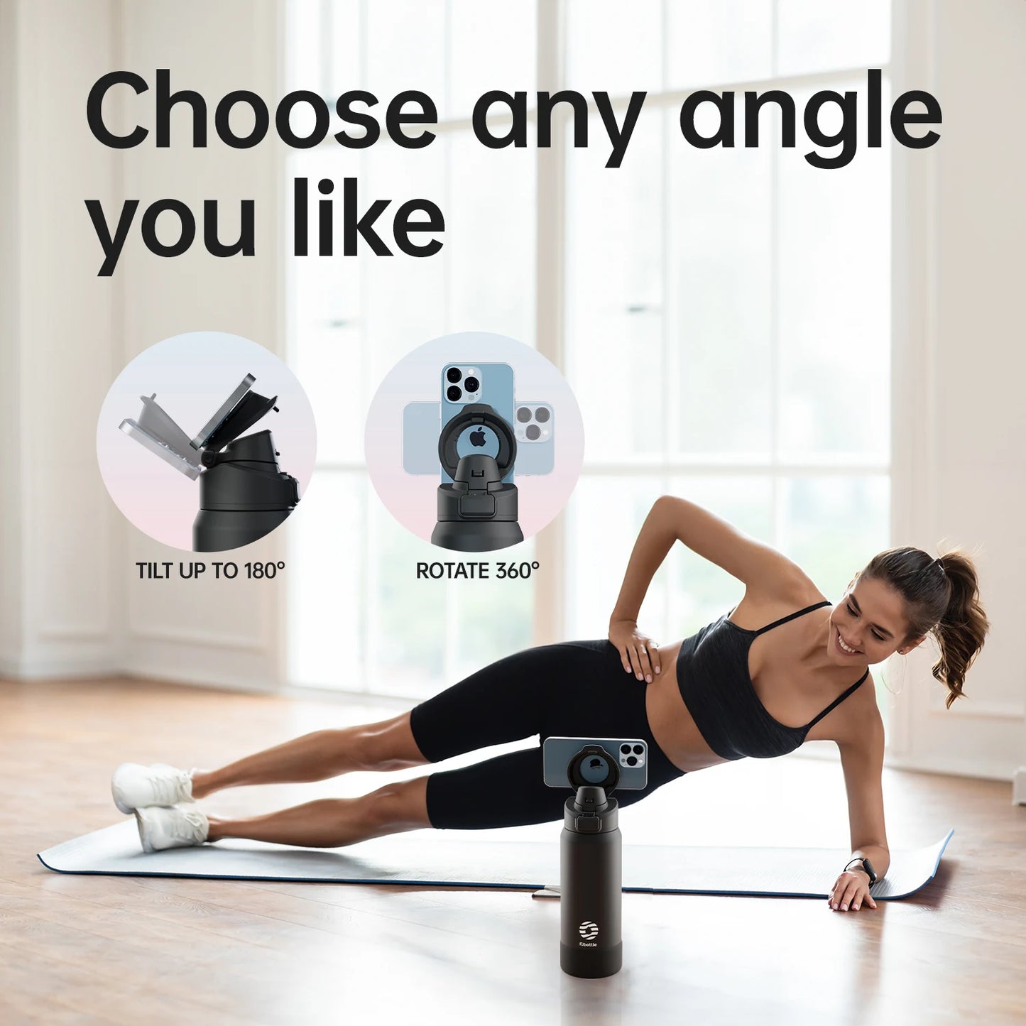 Magnetic Thermos Water Bottle