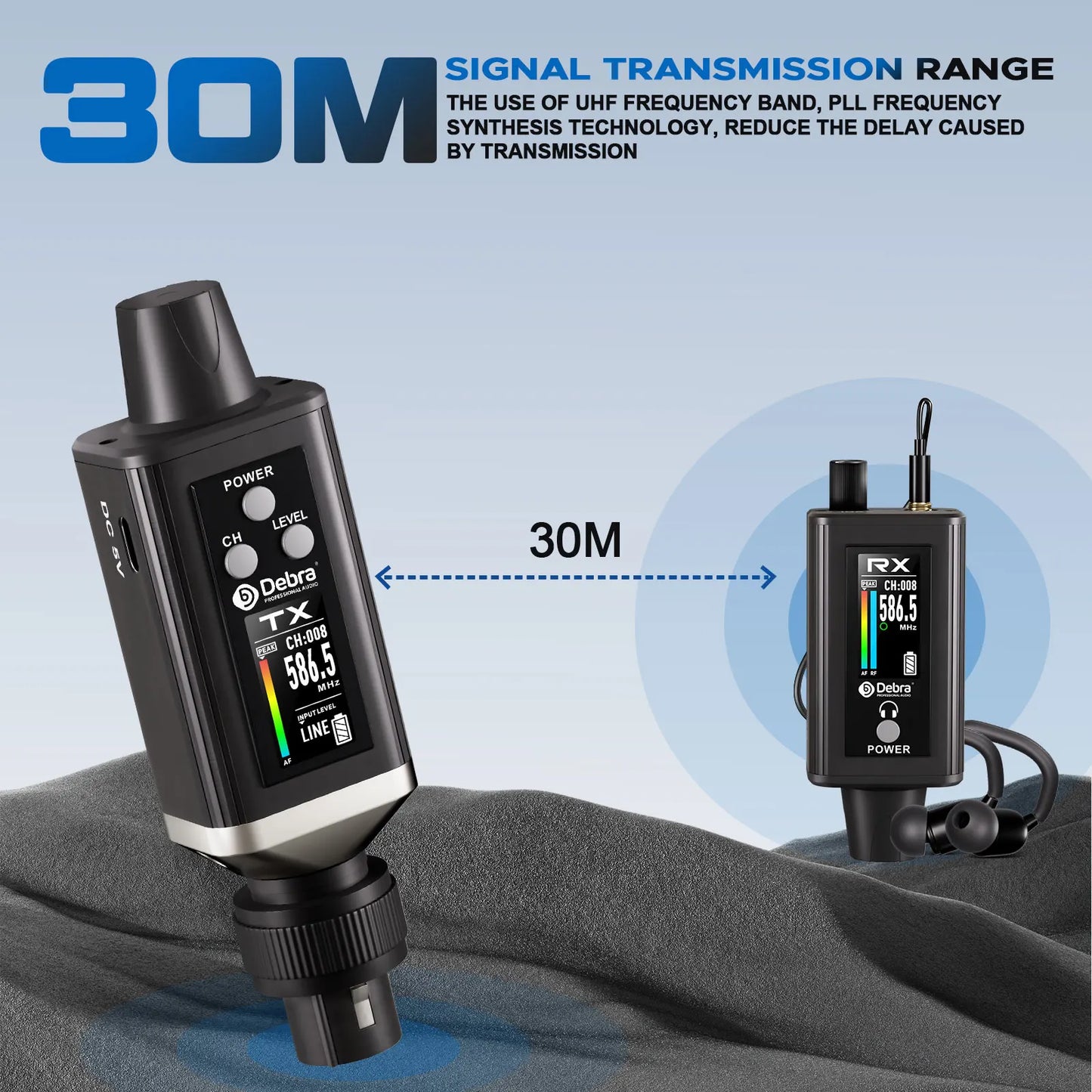 Debra Audio UHF IEM Stereo EMX-1