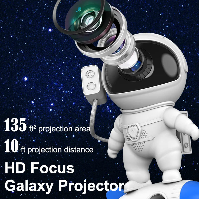 Astronaut on a Rocket Kids Projector