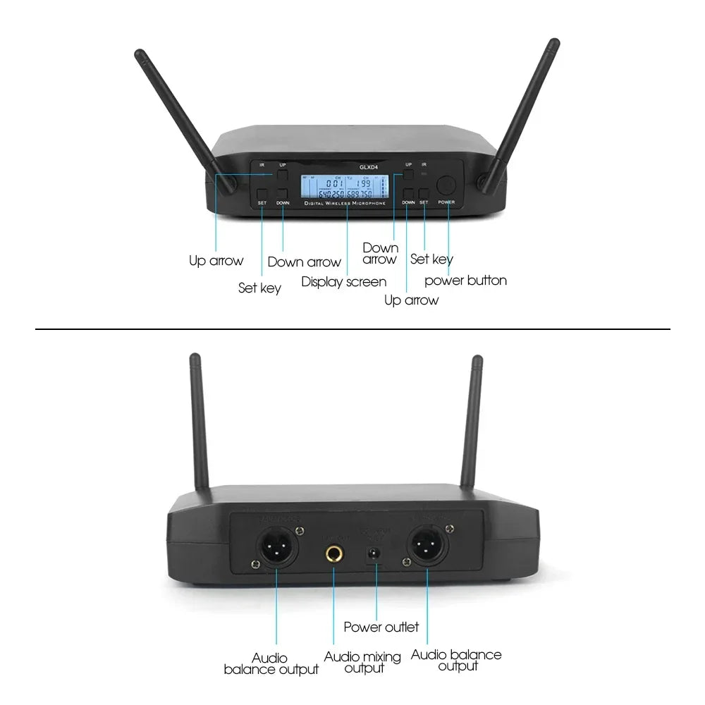 GLXD4 Professional Wireless Microphone System