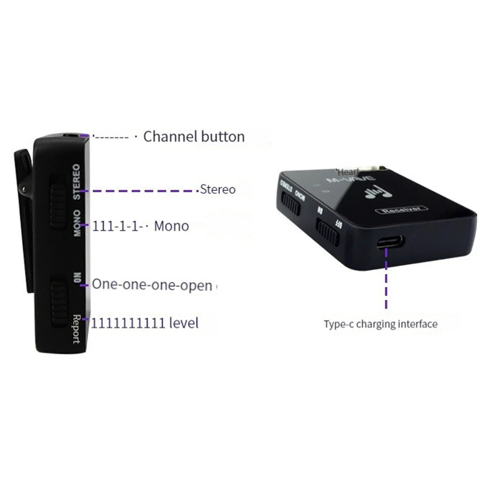 M-Vave Earphone Monitor Wireless Receiver