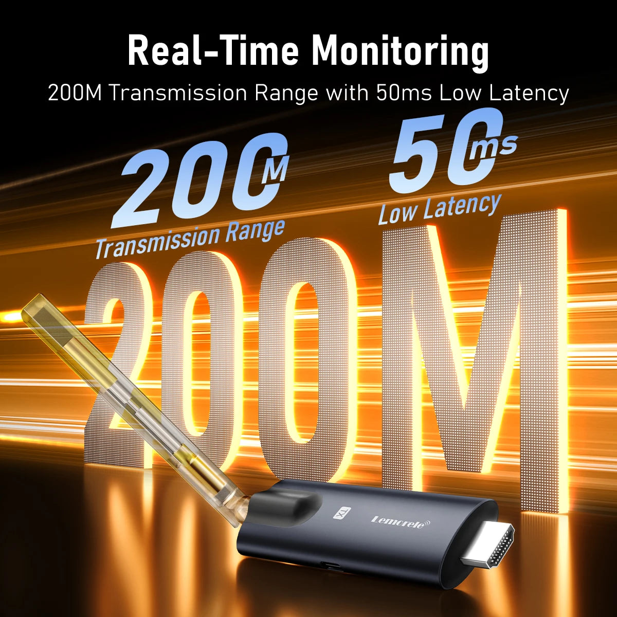 Lemorele 5G 200M Wireless HDMI Transmitter and Receiver
